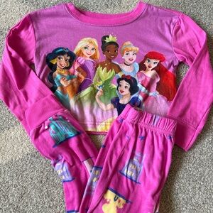 Disney Princess Pink Kids Pajamas
